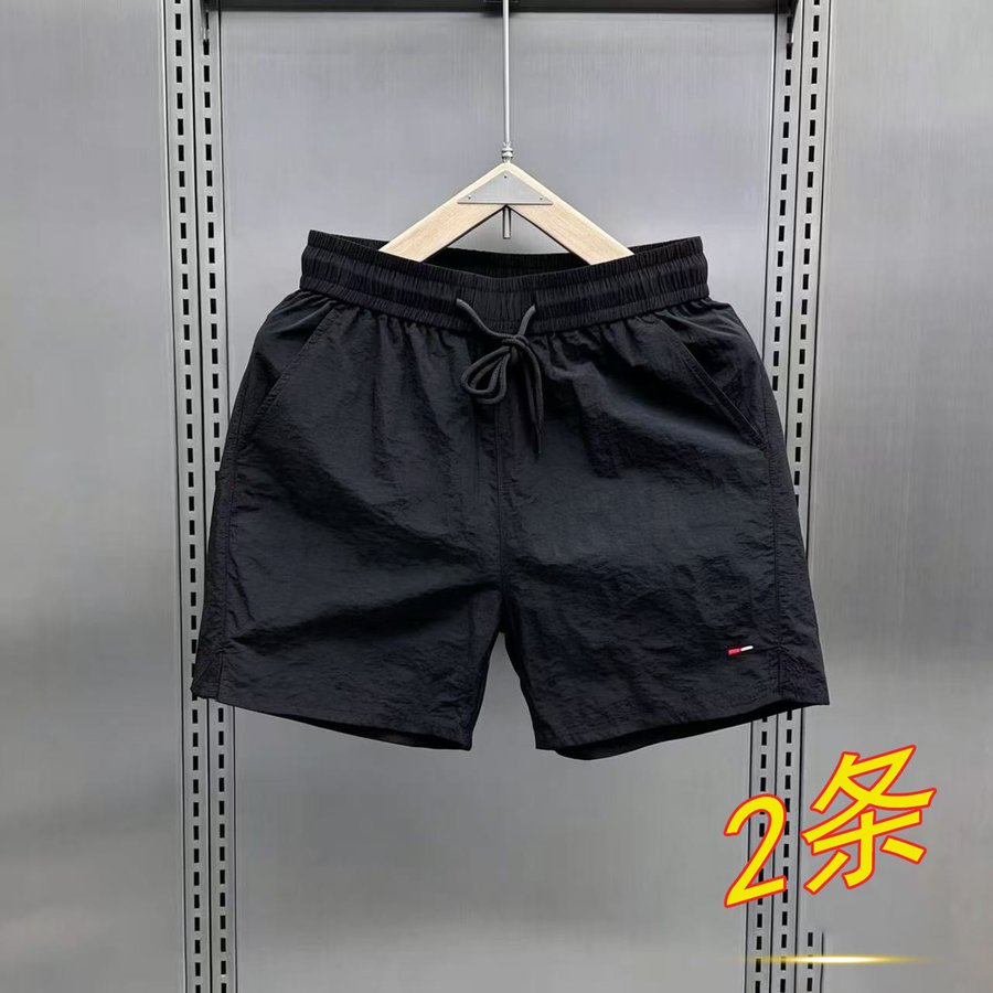 夏季凉感冰丝短裤男士薄款速干休闲宽松三分裤外穿训练深蹲运动裤